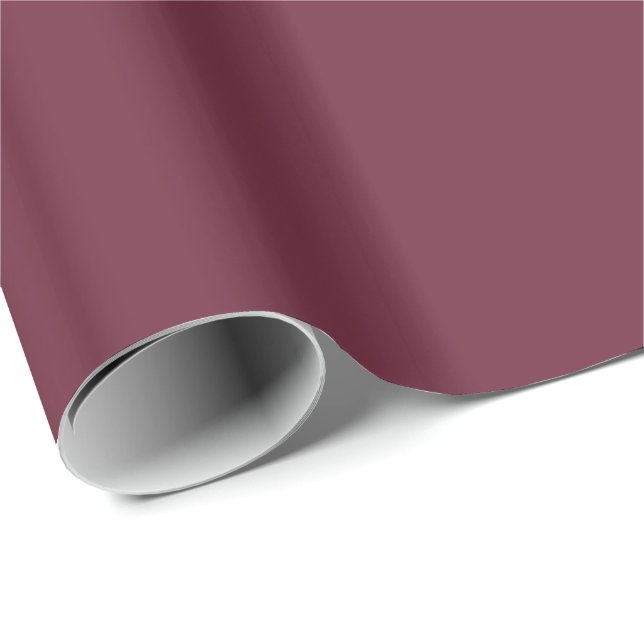 MERLOT (solid dark wine red color) ~ Wrapping Paper (Roll Corner)