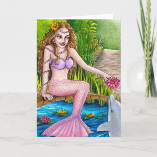 mermaid 18 Note Card