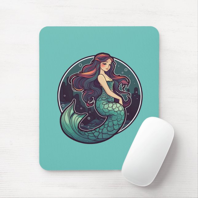 MERMAID #1 MOUSE PAD (With Mouse)