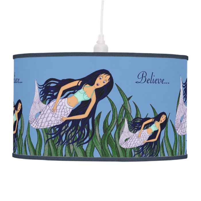 Mermaid 2 hanging pendant lamp