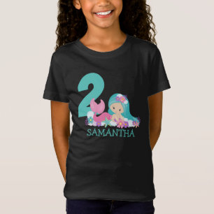 Mermaid 2nd birthday   T-Shirt