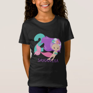  mermaid 2nd birthday  T-Shirt