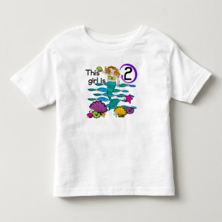 Mermaid 2nd Birthday Tshirts and Gifts