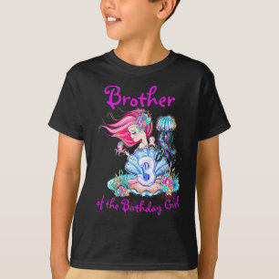 Mermaid 3rd Birthday Change Edit Text Personalize T-Shirt