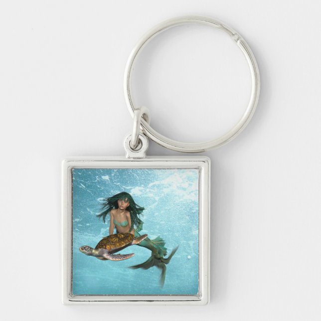 mermaid-55.jpg keychain (Front)