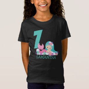 Mermaid 7th birthday Marina – Of the sea T-Shirt