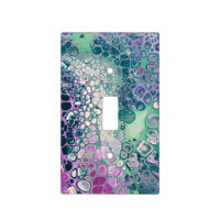 Mermaid Acrylic Pour, Cool Colorful Abstract