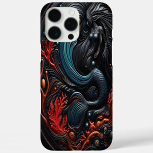 Mermaid Amidst Vibrant Corals and Ocean Textures iPhone 16 Pro Max Case