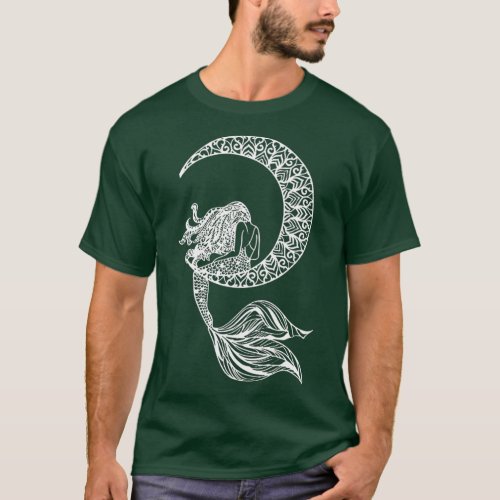 Mermaid amp Moon T_Shirt