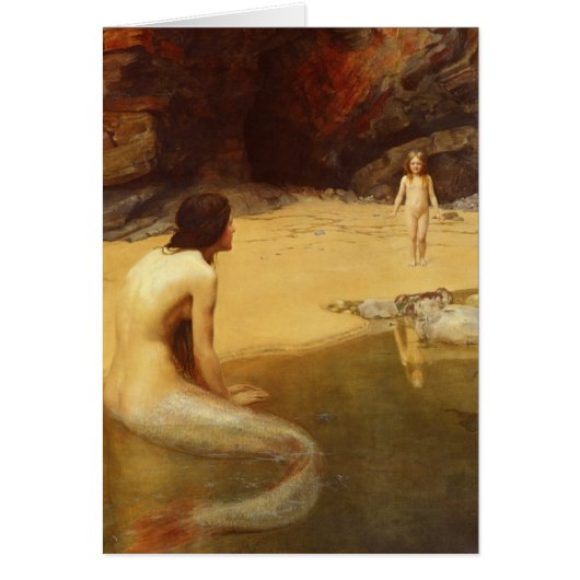 Mermaid and Child Cards (Front)