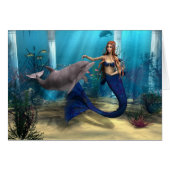 Mermaid and Dolphin (Front Horizontal)