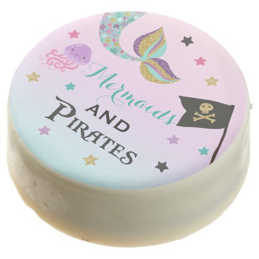 Mermaid And Pirate Party Cookies (Angled)