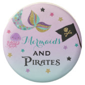 Mermaid And Pirate Party Cookies (Front)