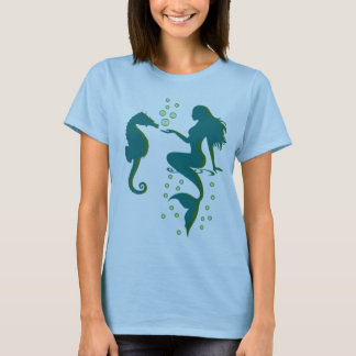 Mermaid and Sea Horse T-Shirt