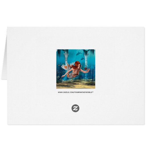 Mermaid and Sea Lily (Back Horizontal)