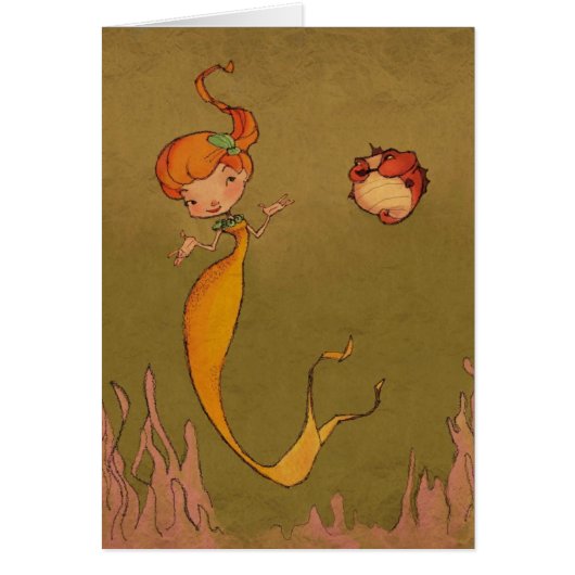 mermaid and seahorse cards (Front)
