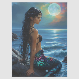 Mermaid and the Full Moon Tissue Paper