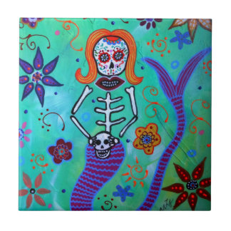 MERMAID AQUAMARINE CERAMIC TILE