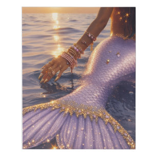 mermaid art 16x20 canvas