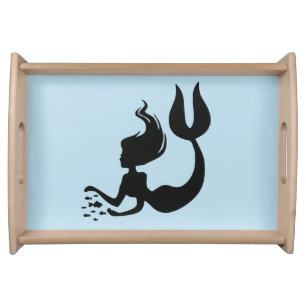 MERMAID ART serving tray