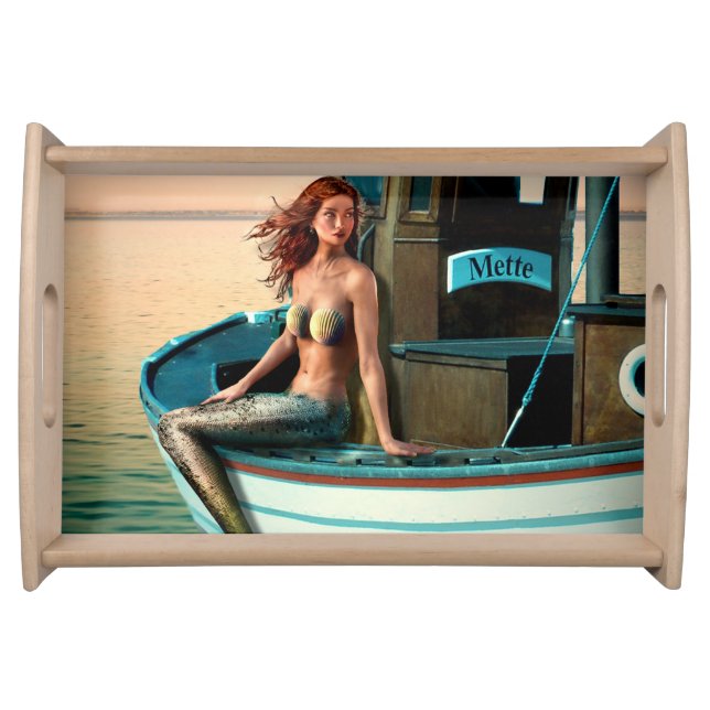 MERMAID ART serving tray (Front)