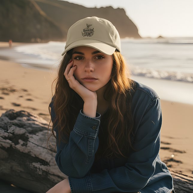 Mermaid At Heart Embroidered Baseball Cap (Creator Uploaded)