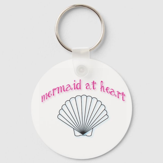 Mermaid at Heart Keychain (Front)