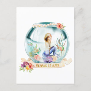 Mermaid at Heart Postcard