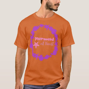 Mermaid At Heart Starfish Seashells Shells T-Shirt