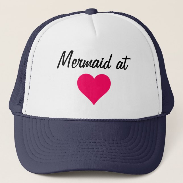 Mermaid at Heart Trucker Hat (Front)