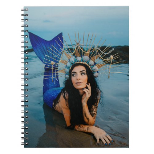 Mermaid Audrey Biddeford spiral note book 
