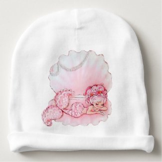 Mermaid Baby Cotton Beanie