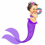 Mermaid Baby Girl Statuette<br><div class="desc">Mermaid baby girl sculpture is perfect for use as a baby shower table decoration or as a baby shower gift for use in baby's room. This adorable mermaid photo sculpture comes with a base so it will stand.</div>