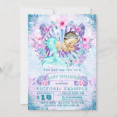 Mermaid Baby Mermaid Baby Shower Invitations (Front)