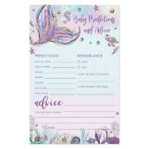 Mermaid Baby Predictions & Advice Shower Game