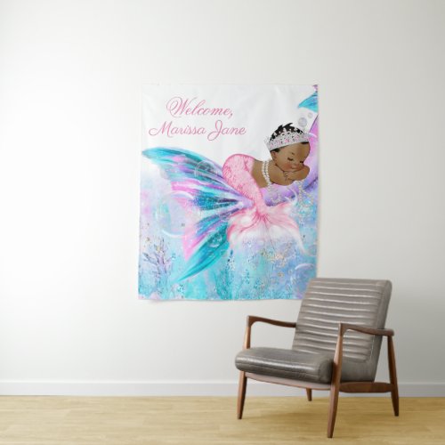 Mermaid Baby Shower Backdrop