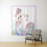 Mermaid Baby Shower Backdrop Banners at Zazzle