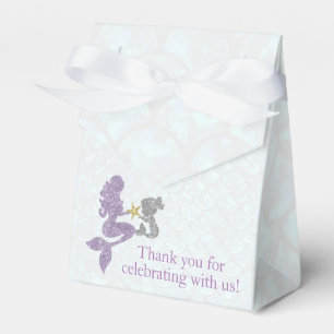 Mermaid Baby Shower Favor Box