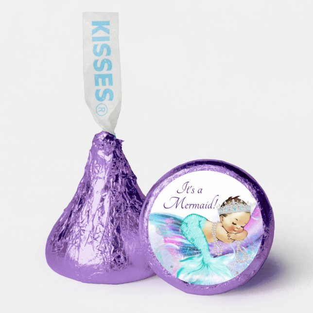 Mermaid Baby Shower Hershey Kisses Hershey®'s Kisses® (Front)