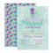 Mermaid Baby Shower Invitation
