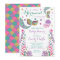 Mermaid Baby Shower Invitation Pink Gold Shower