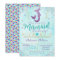 Mermaid Baby Shower Invitation Sprinkle