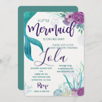 MERMAID BABY SHOWER INVITE