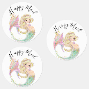 Mermaid Baby Shower Mother To BE Labels