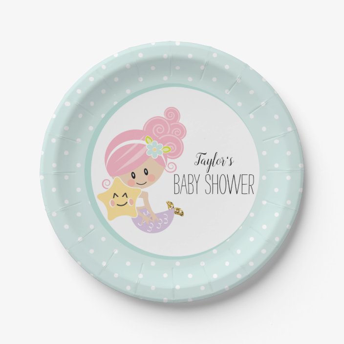 baby shower plates