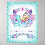 Mermaid Baby Shower Signs at Zazzle