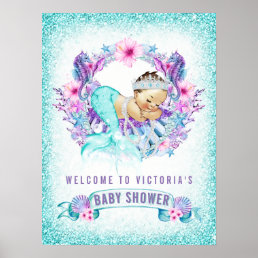 Mermaid Baby Shower Signs