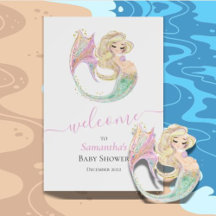 Mermaid Baby Shower Sweet Mother to Be 