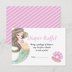 Mermaid baby shower under the sea invitation