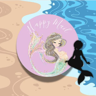 Mermaid Baby Shower. Under The Sea Labels